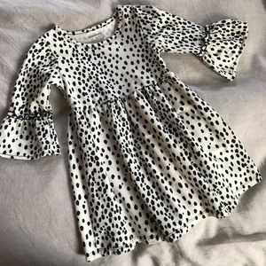 Girls Animal Print Dress 4T